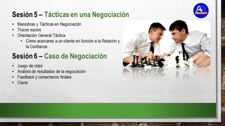 Información taller de negociación