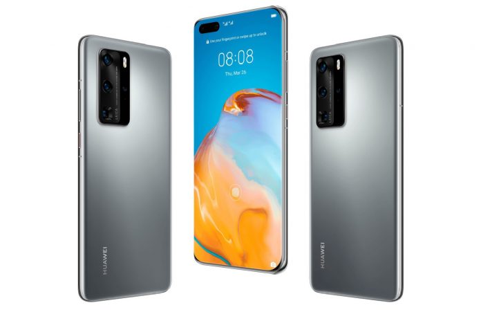 Tres celulares Huawei