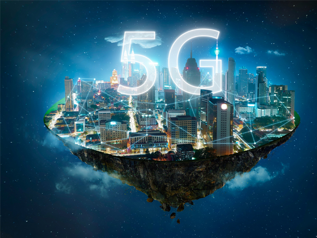 Ciudad en digital logo 5G