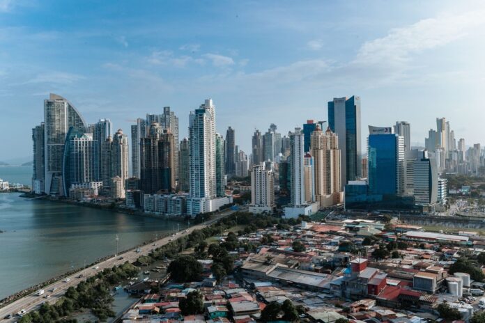 Paisaje de edificios en Ciudad de Panamá