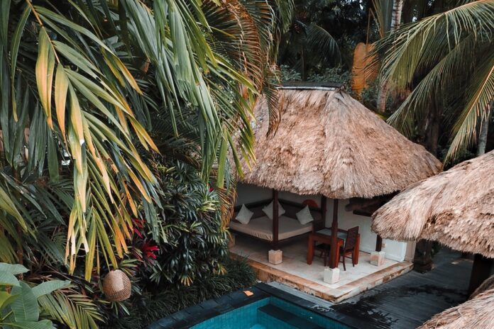 Hotel en medio de la selva