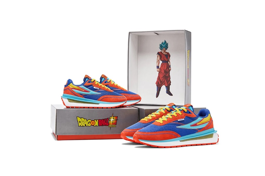 Te sentirás como un Super Saiyajin con las nuevas zapatillas Fila de Dragon Ball América Retail