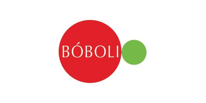 Logo Bóboli sobre fondo blanco