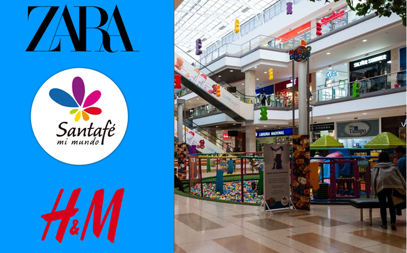 bofetada Novela de suspenso Juventud Llega H&M al centro comercial Santafé - América Retail