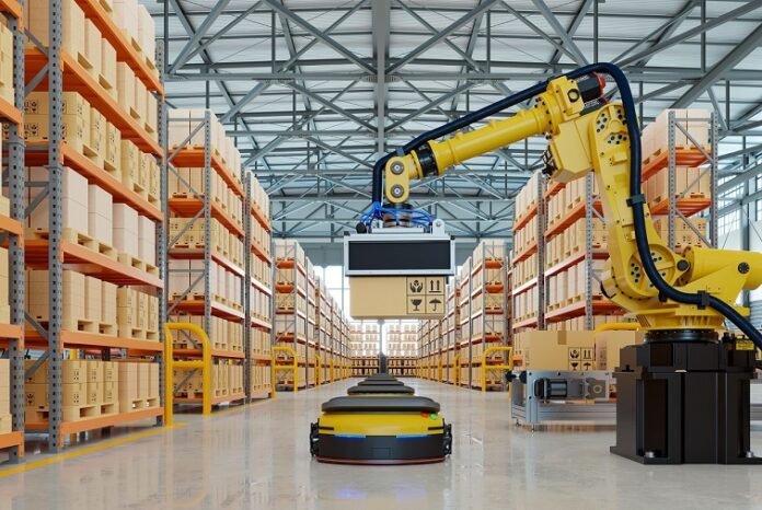 Robotic arm for packing with producing and maintaining logistics systems.