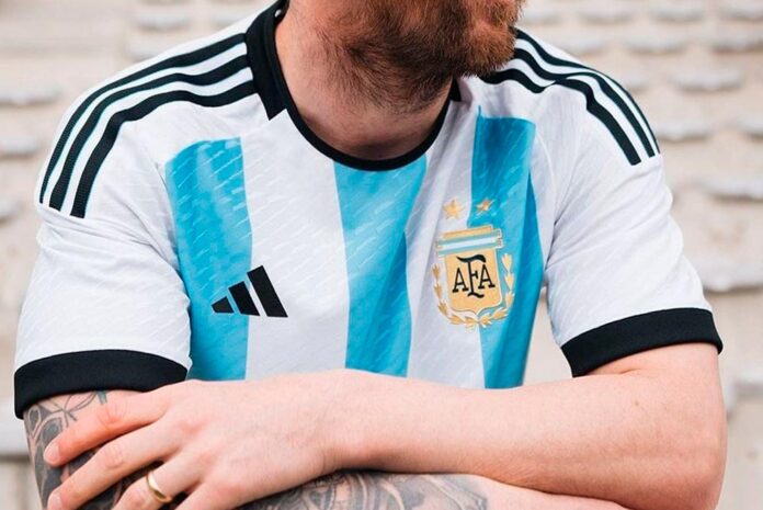 camiseta de la selección de argentina