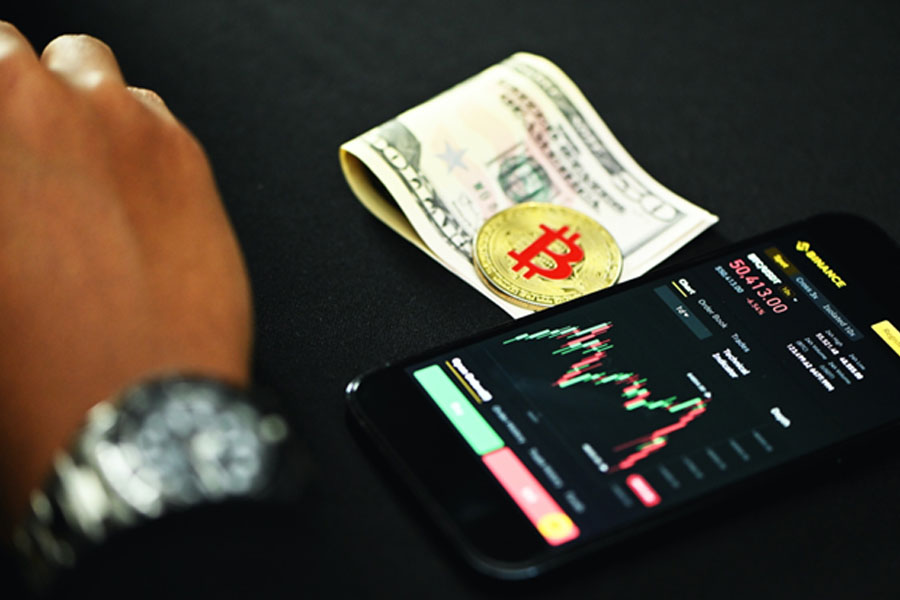 app de trading smartphone dolar bitcoin