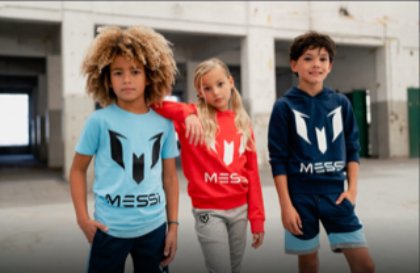 marca Messi modelos niños